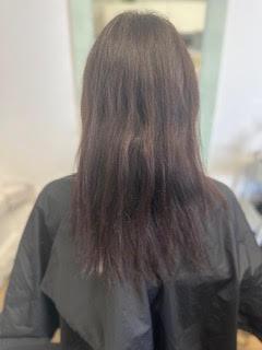 The same hair before extensions, example 2